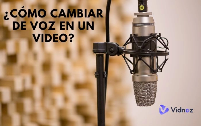 ¿Cambiar voz de video con IA? Postproducción y en tiempo real