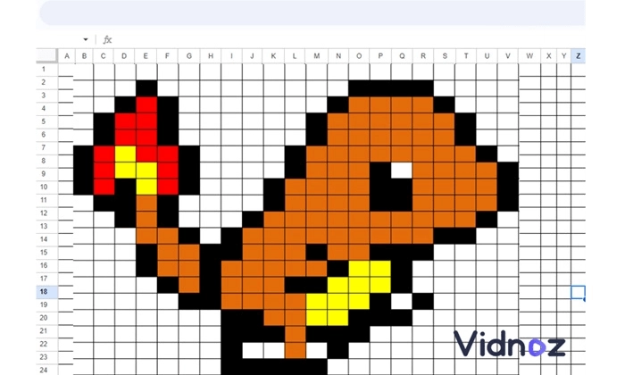 ¿Cómo hacer pixel art usando AI/PS/Excel?