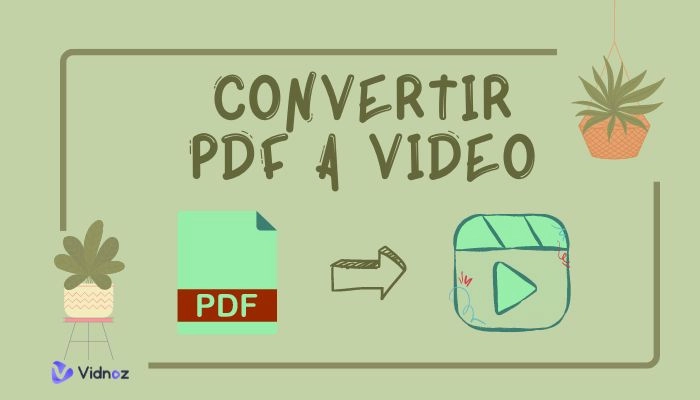 convertir pdf a video