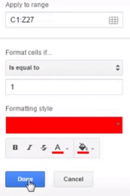 rellenar las celdas con colores en excel